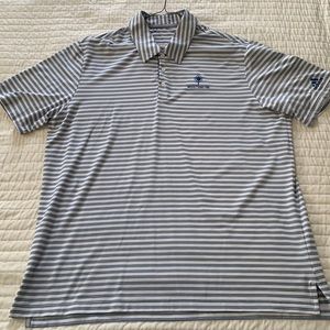 Mens XL Adidas Golf Polo Western Mission Hills logo